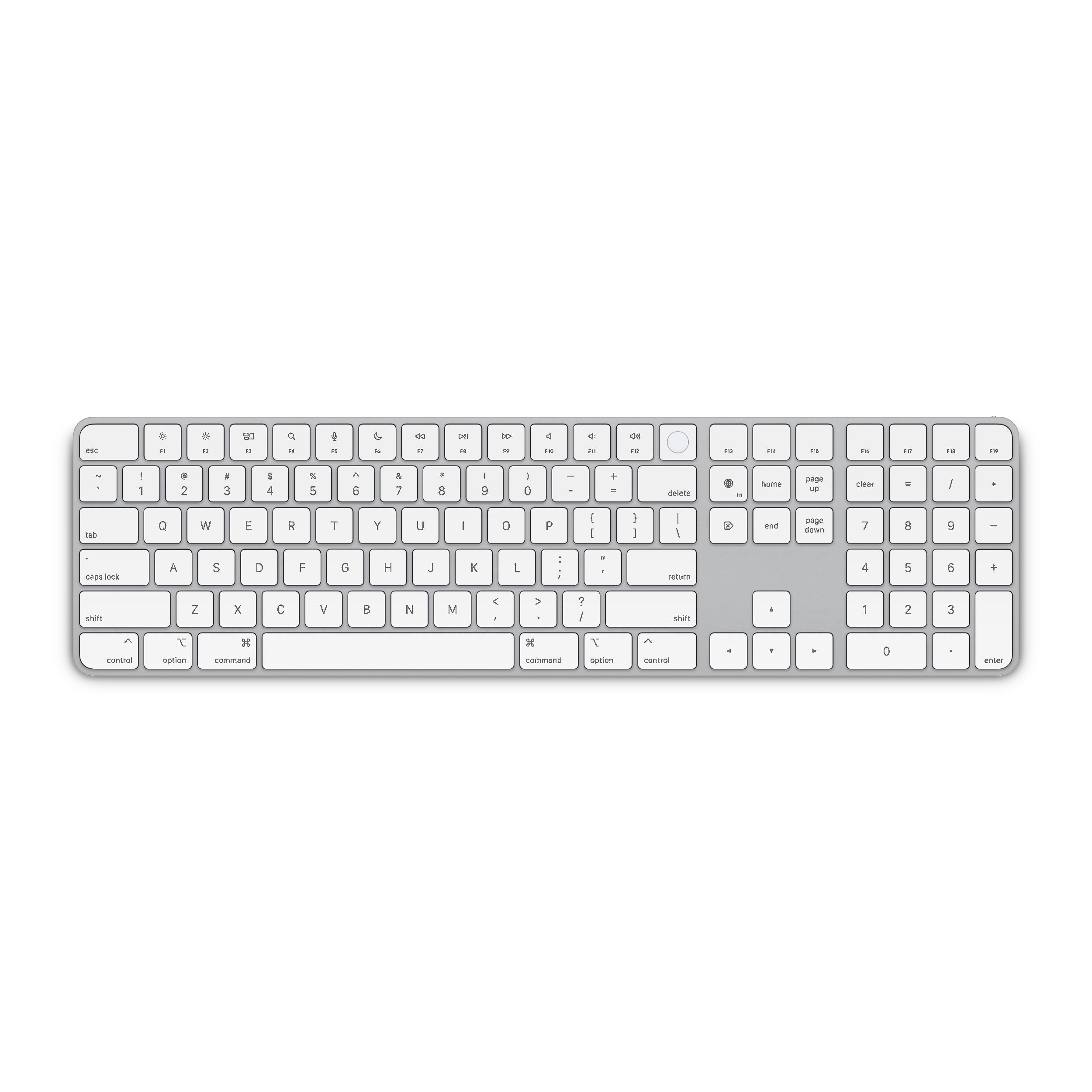 White Magic Keyboard Skin