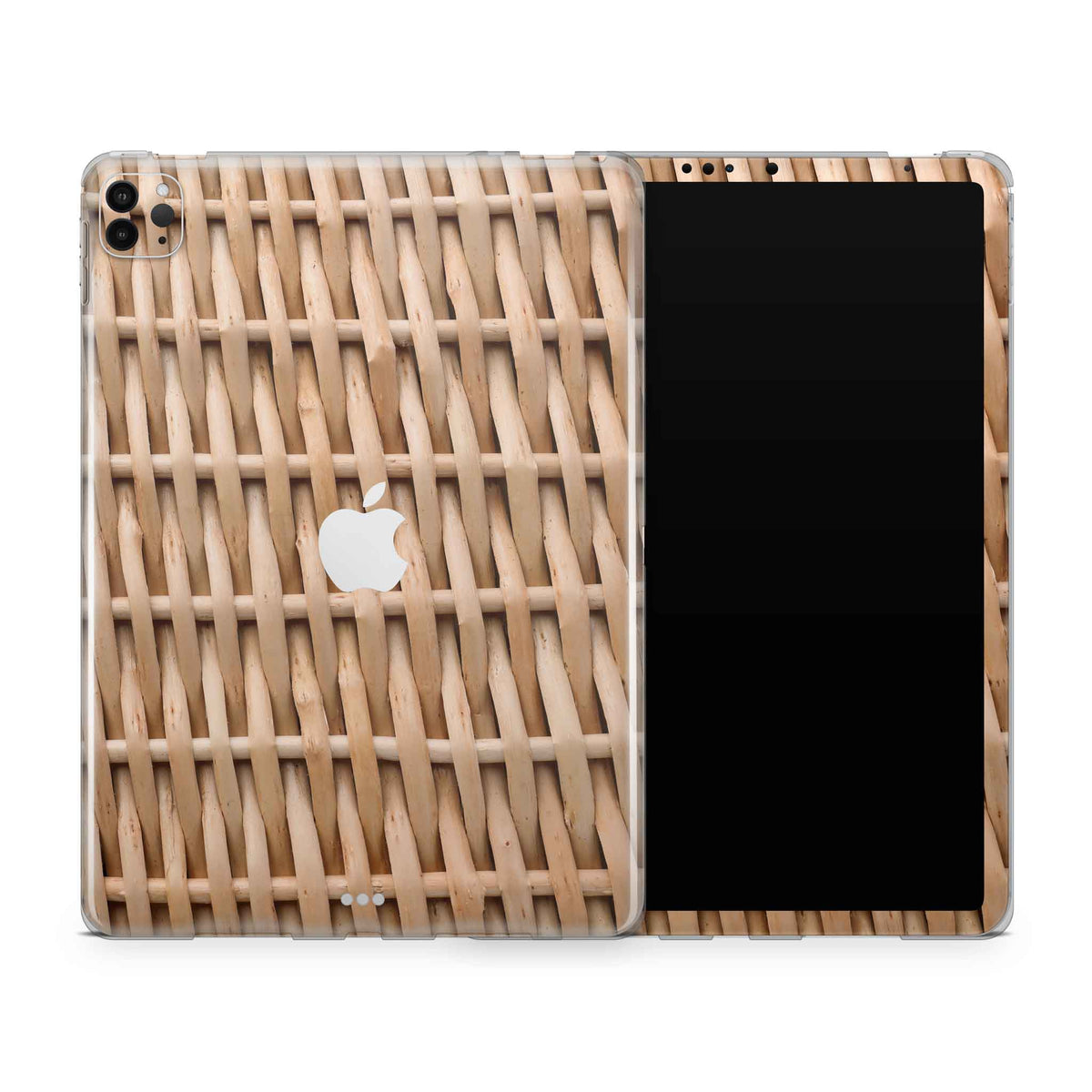 wicker iPad skin + case