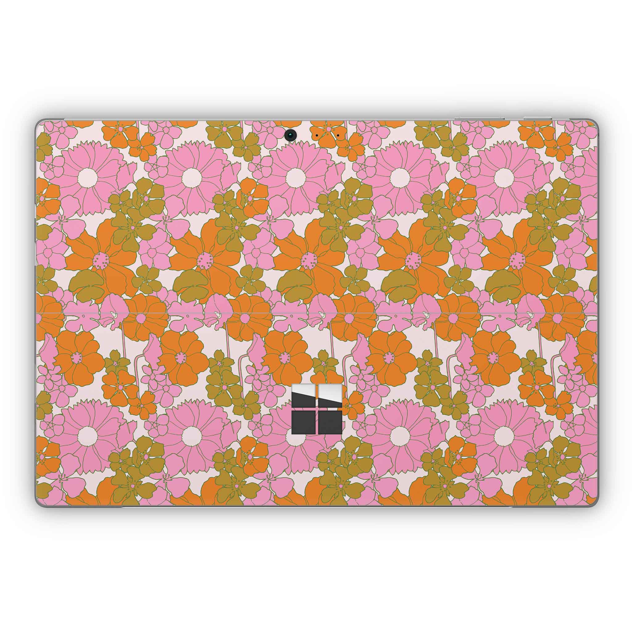 wildflower microsoft surface skin