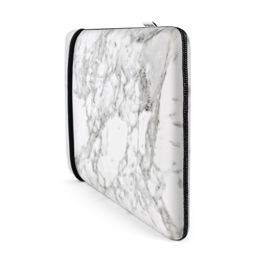 White Marble Laptop Sleeve
