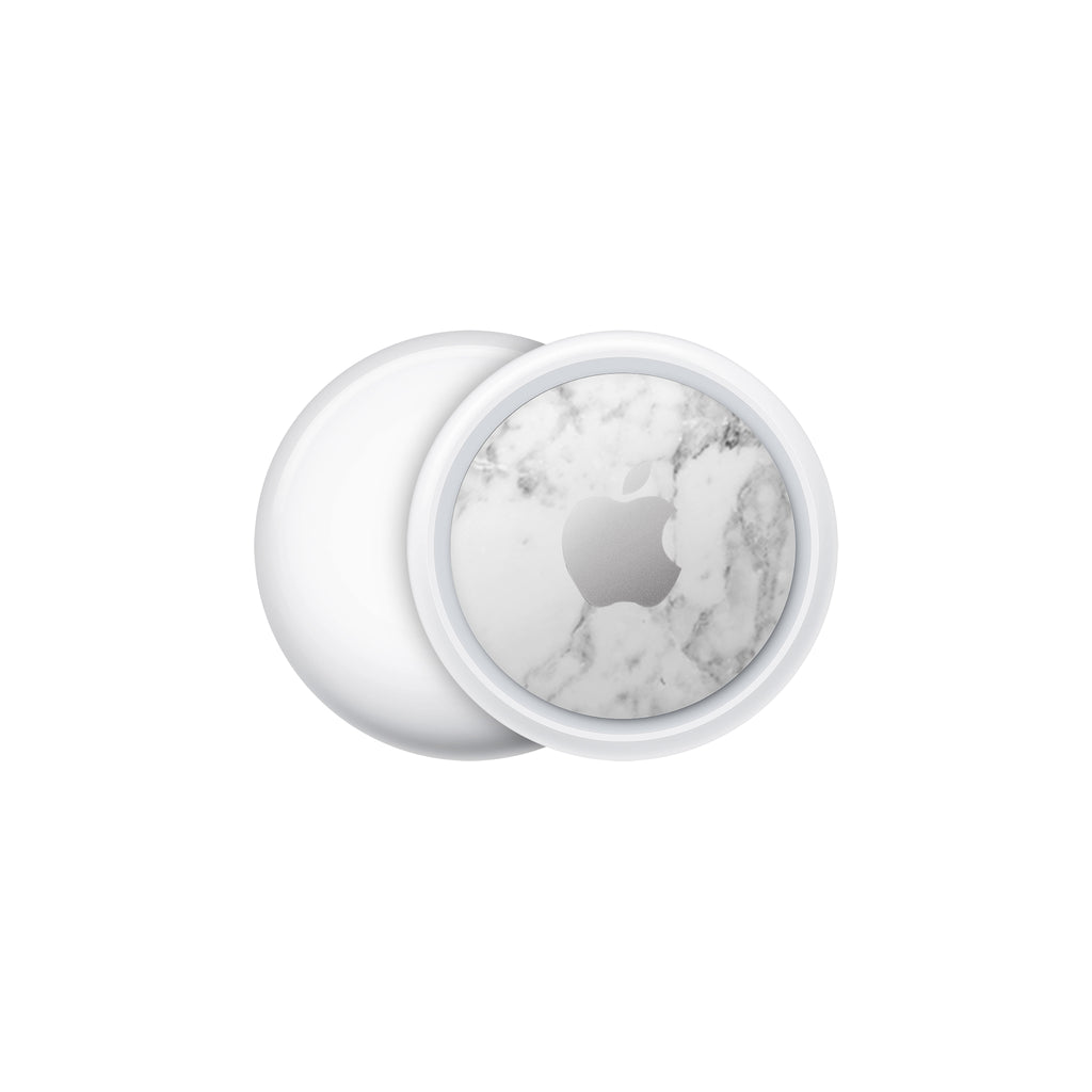 AirTag Skin White Marble