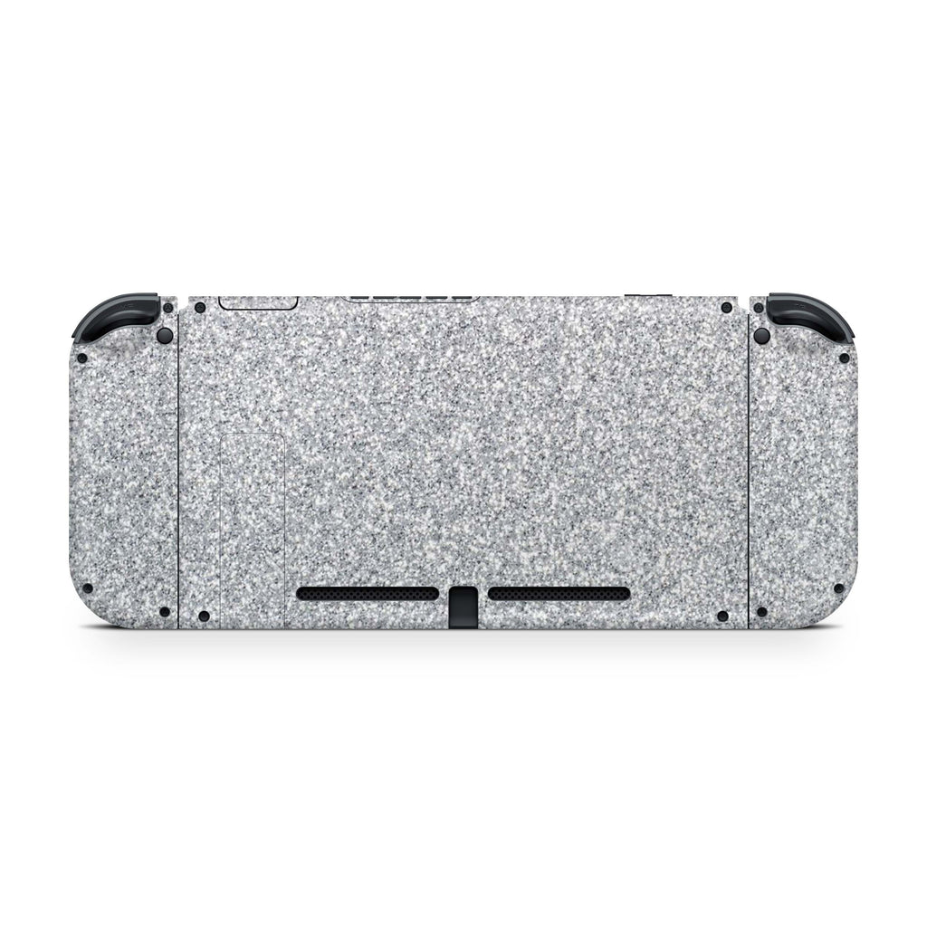 Blanc Glitter Nintendo Switch Sticker