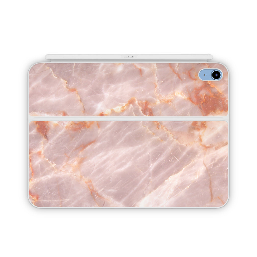 Black Blush Marble Magic Keyboard Folio Decal