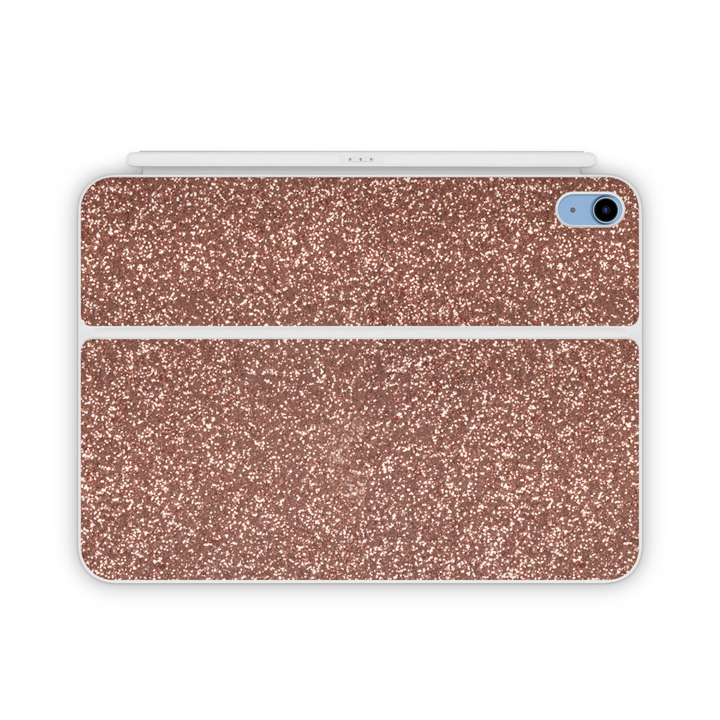 Rosé Glitter Magic Keyboard Folio Decal
