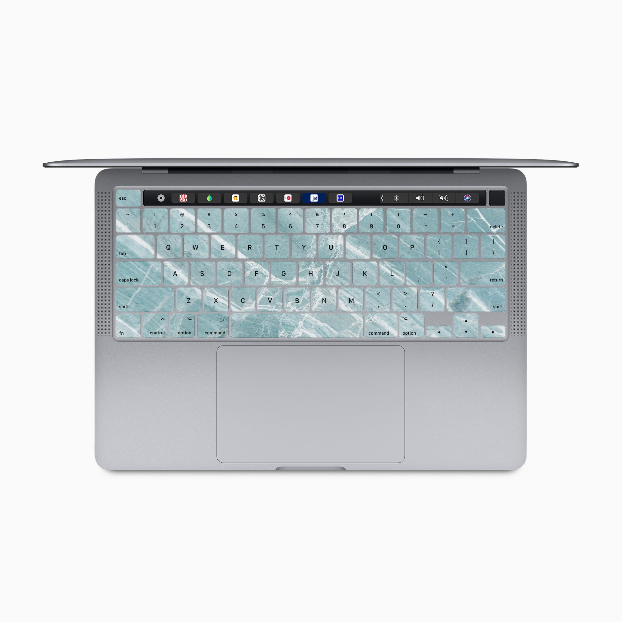 Mint Marble MacBook Keyboard Skin