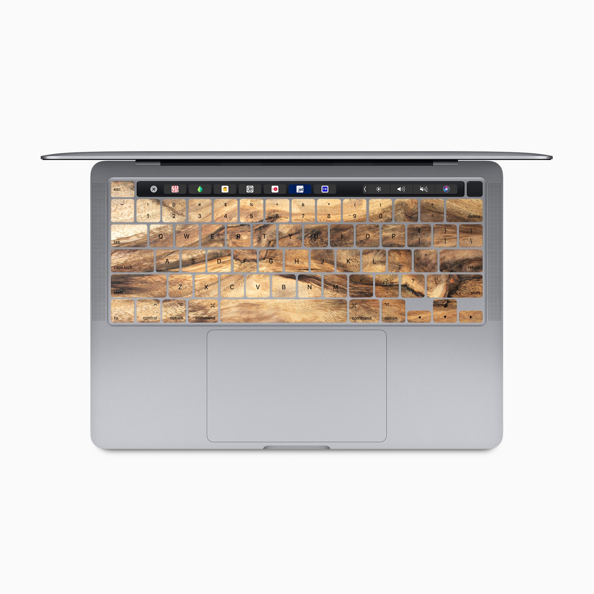 Wood MacBook Keyboard Skin