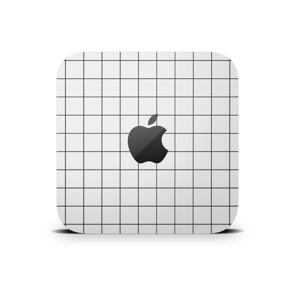 mac mini m1 2021 skin white grid