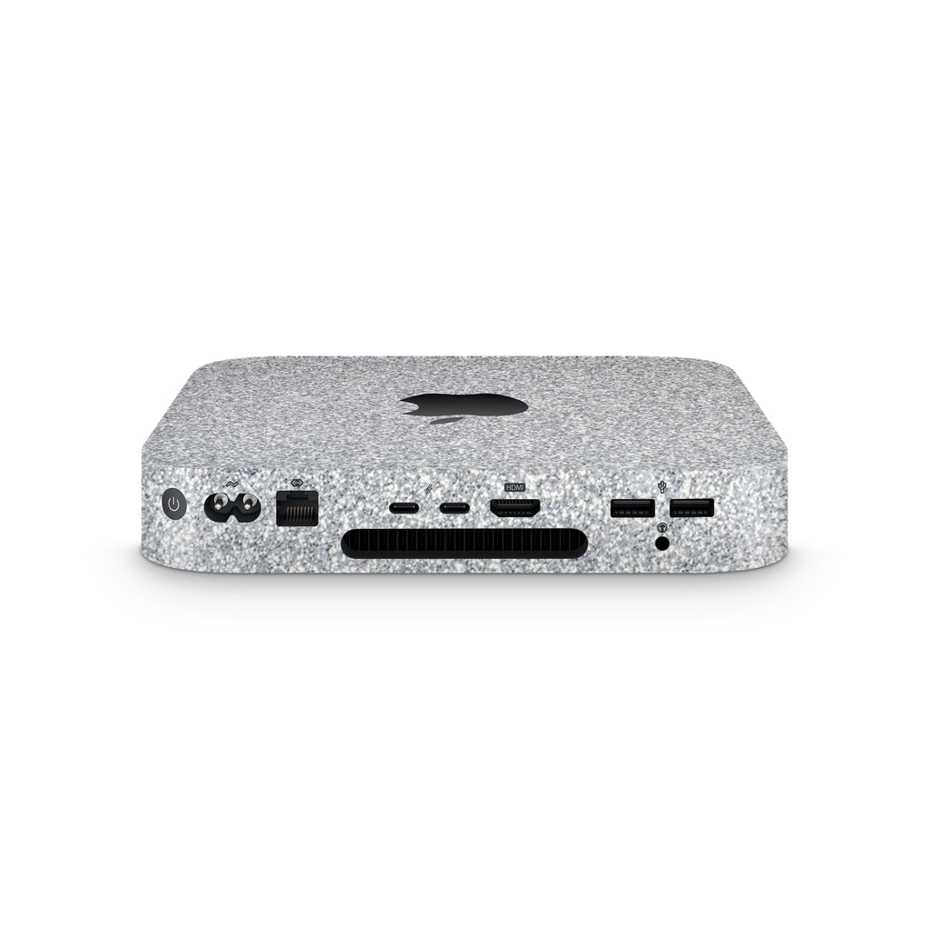 mac mini m1 2021 wrap blanc glitter