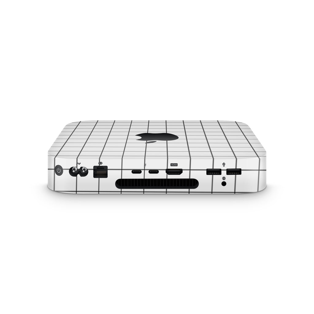 mac mini m1 2021 wrap white grid