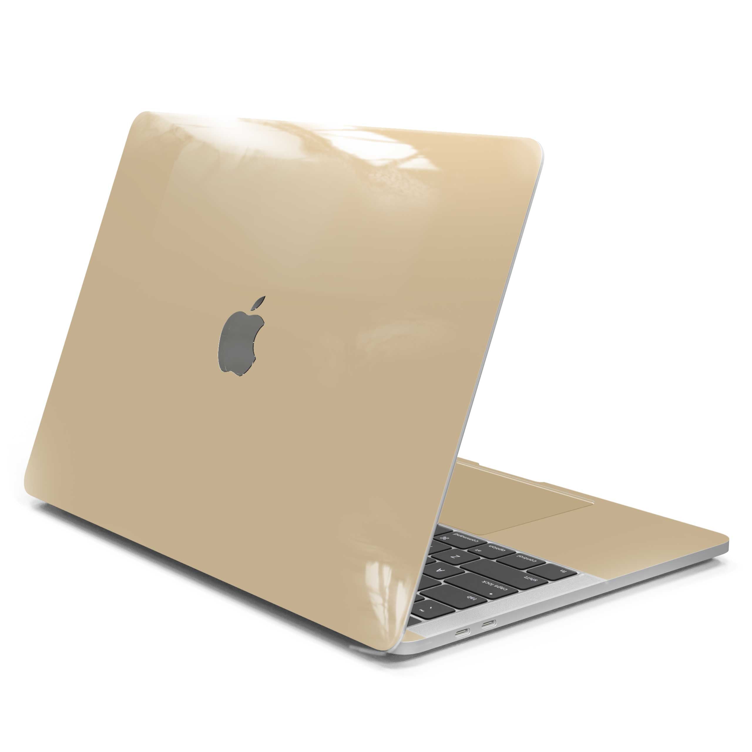 Biscuit Beige MacBook Case + Skin-MacBook Pro 13” (2022 M2)-Top + Interior + Bottom-Skin + Case