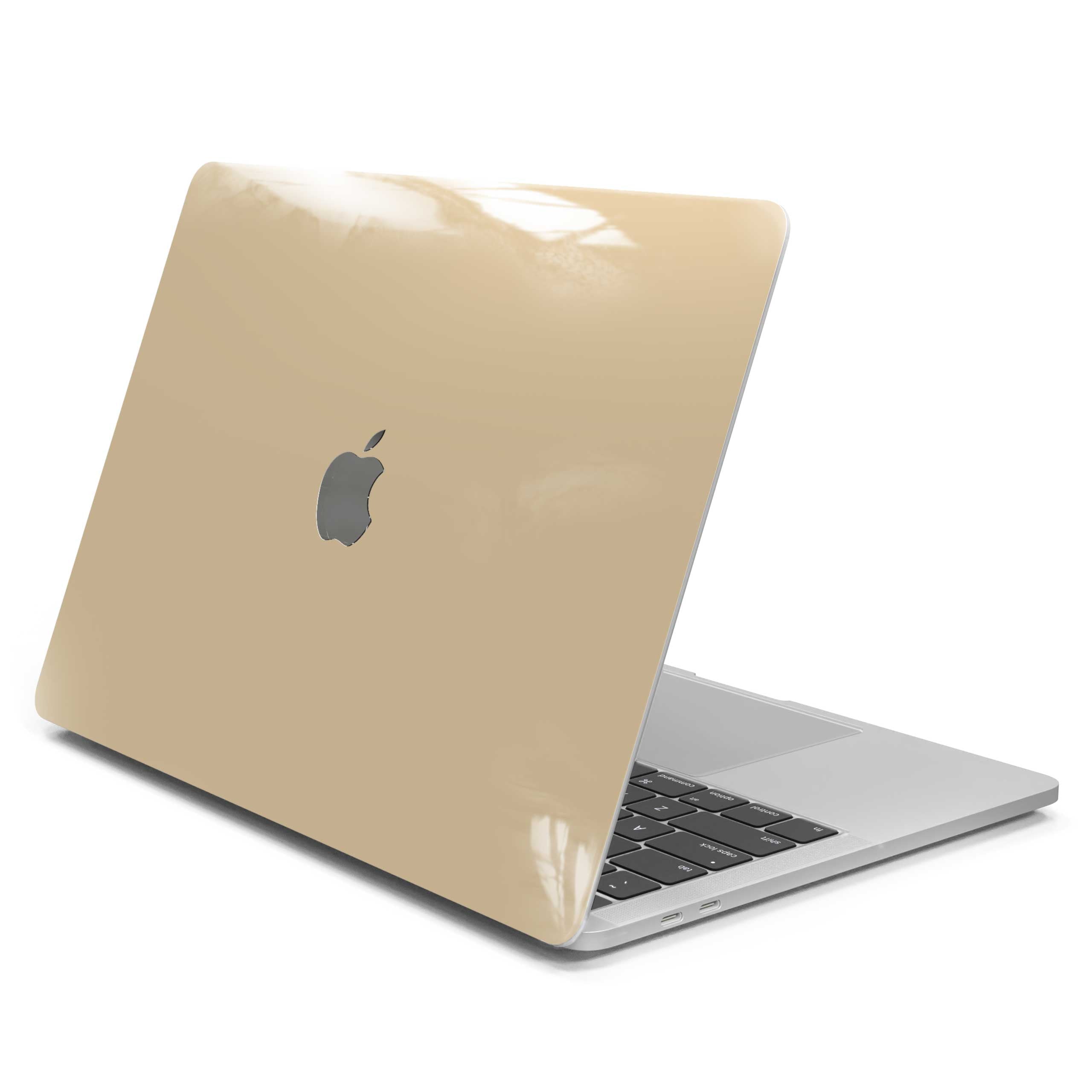 Biscuit Beige MacBook Case + Skin-MacBook Pro 13” (2022 M2)-Top-Skin + Case
