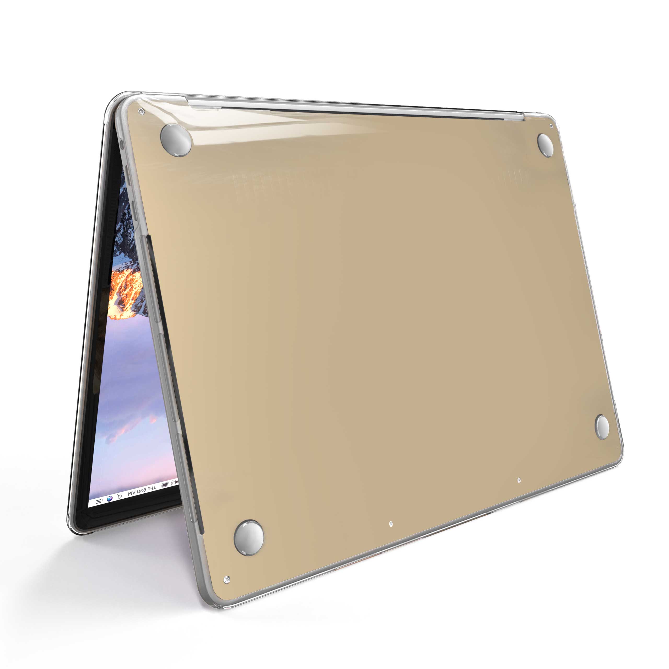 Biscuit Beige MacBook Case + Skin-MacBook Pro 13” (2022 M2)-Top + Bottom-Skin + Case