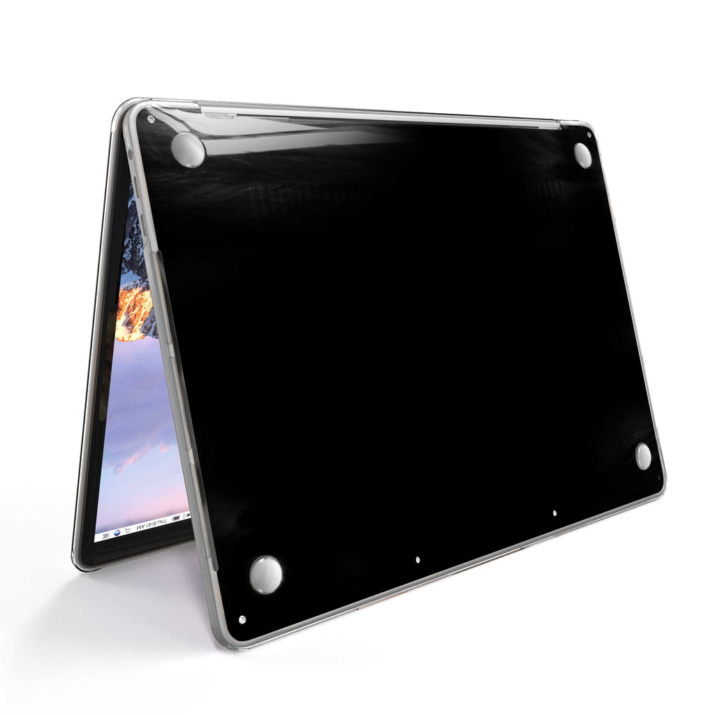 Black MacBook Case + Skin-MacBook Pro 13” (2022 M2)-Top + Bottom-Skin + Case