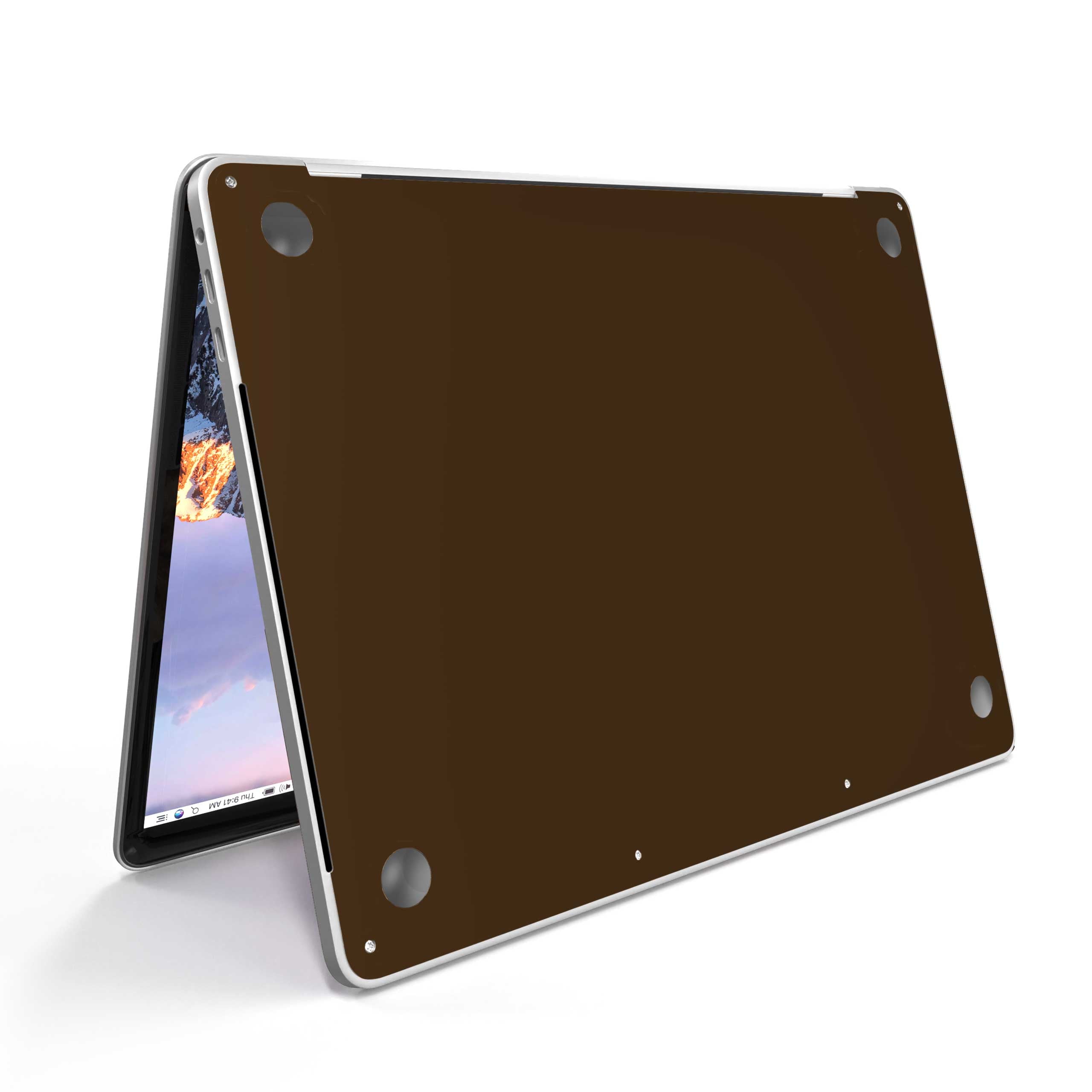 Chocolate Brown MacBook Case + Skin-MacBook Pro 13” (2022 M2)-Top + Bottom-Skin