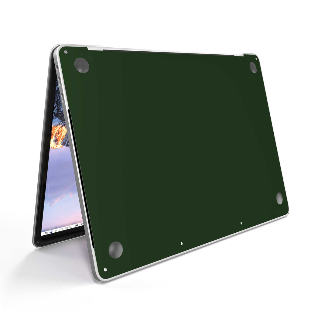 Forest Green MacBook Case + Skin-MacBook Pro 13” (2022 M2)-Top + Bottom-Skin