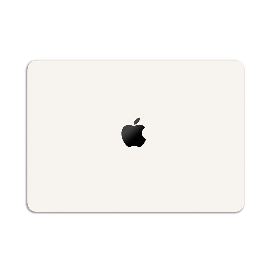 Ivory White MacBook Case + Skin-