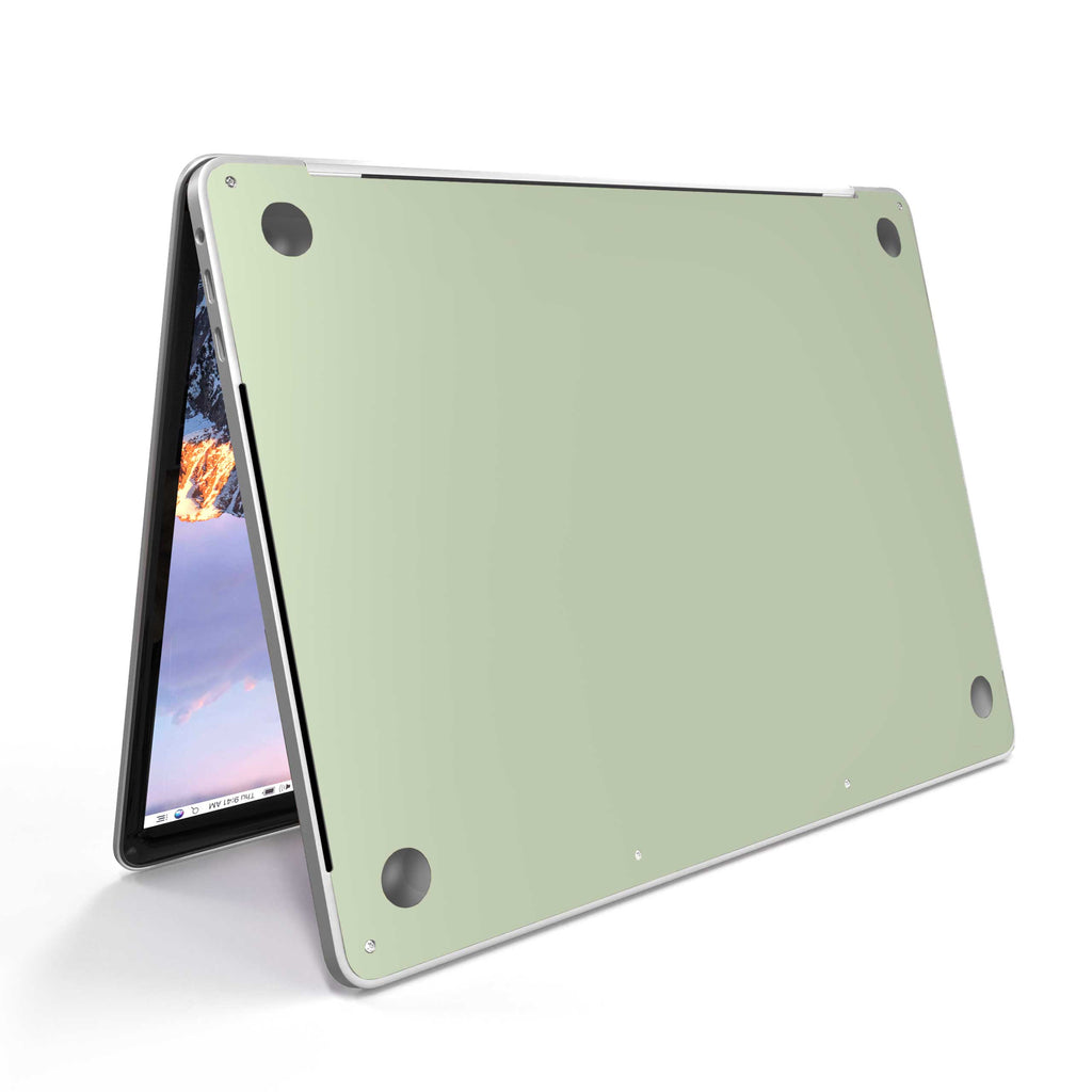 Sage Green MacBook Case + Skin-MacBook Pro 13” (2022 M2)-Top + Bottom-Skin