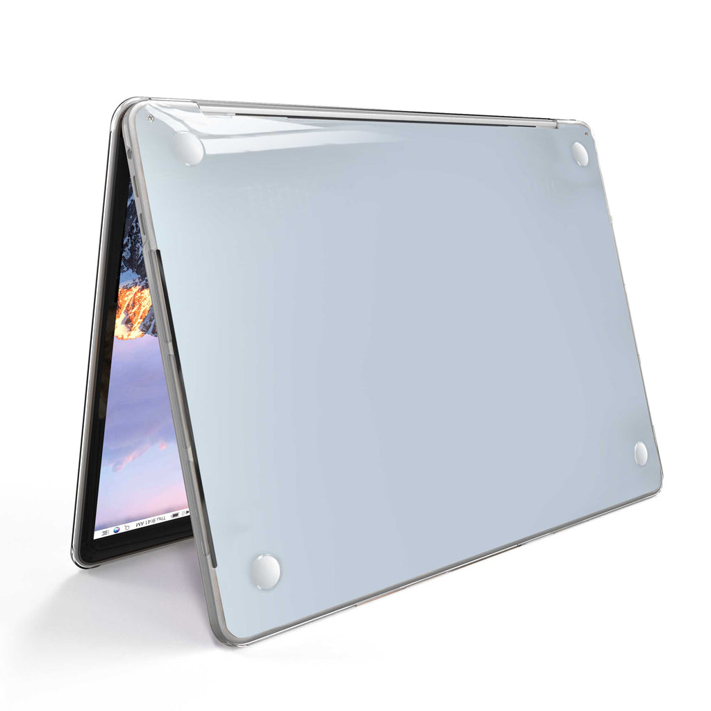 Soft Blue MacBook Case + Skin-MacBook Pro 13” (2022 M2)-Top + Bottom-Skin + Case