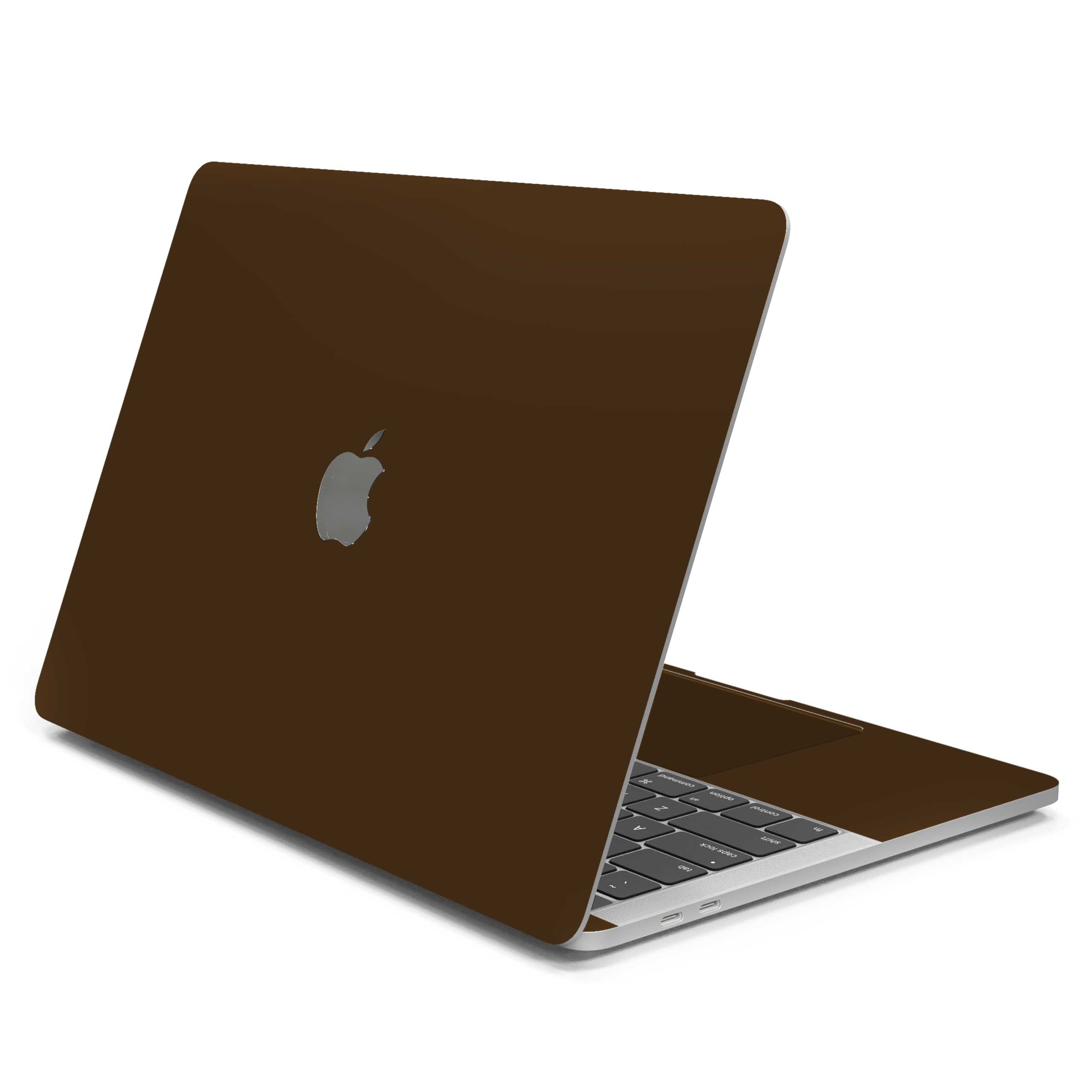 Chocolate Brown MacBook Case + Skin-MacBook Pro 13” (2022 M2)-Top + Interior + Bottom-Skin