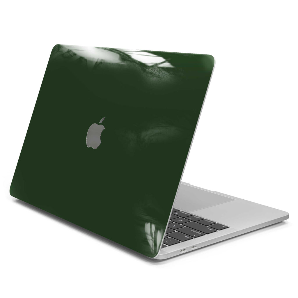 Forest Green MacBook Case + Skin-MacBook Pro 13” (2022 M2)-Top-Skin + Case