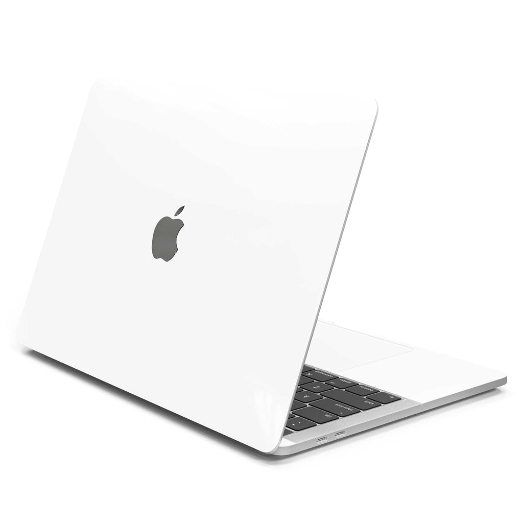 White MacBook Case + Skin-MacBook Pro 13” (2022 M2)-Top + Interior + Bottom-Skin + Case