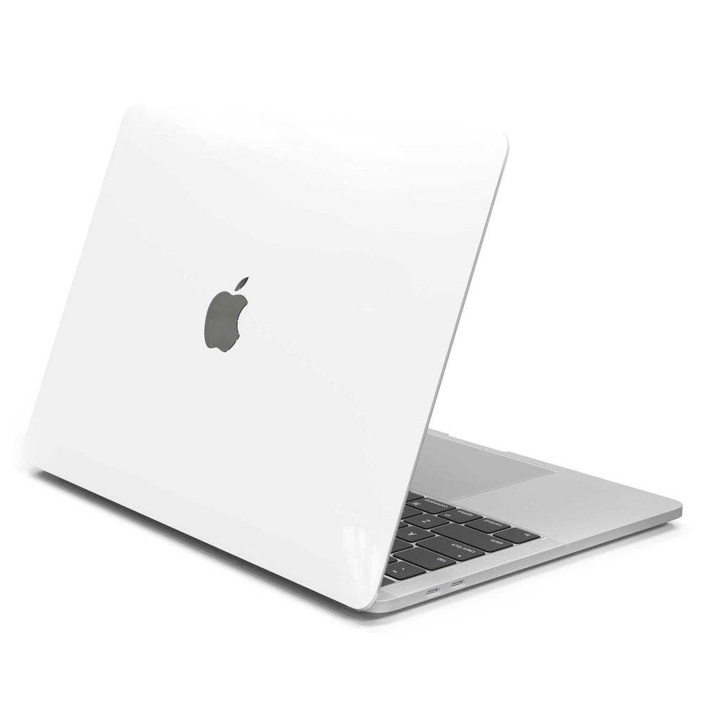 White MacBook Case + Skin-MacBook Pro 13” (2022 M2)-Top-Skin + Case