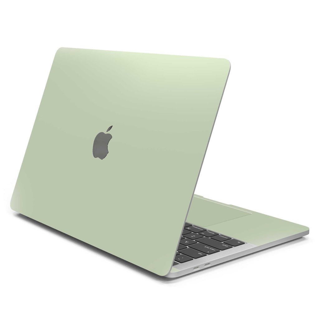 Sage Green MacBook Case + Skin-MacBook Pro 13” (2022 M2)-Top + Interior + Bottom-Skin