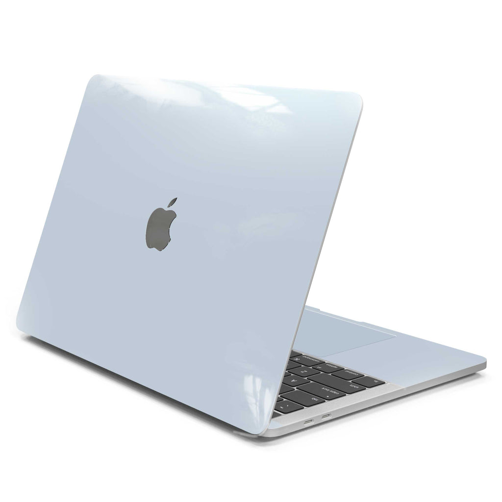 Soft Blue MacBook Case + Skin-MacBook Pro 13” (2022 M2)-Top + Interior + Bottom-Skin + Case