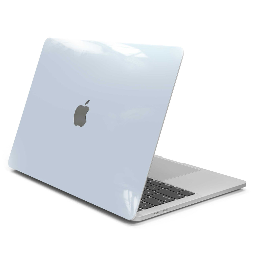 Soft Blue MacBook Case + Skin-MacBook Pro 13” (2022 M2)-Top-Skin + Case