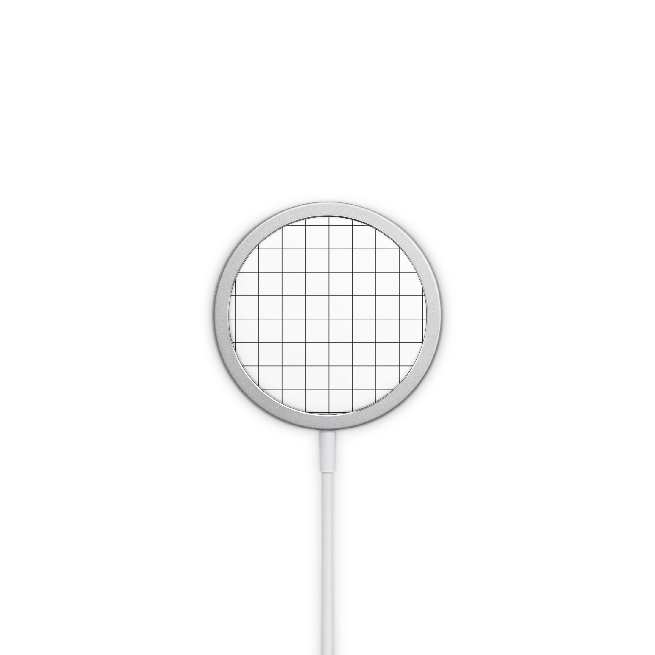 MagSafe Decal in White Grid