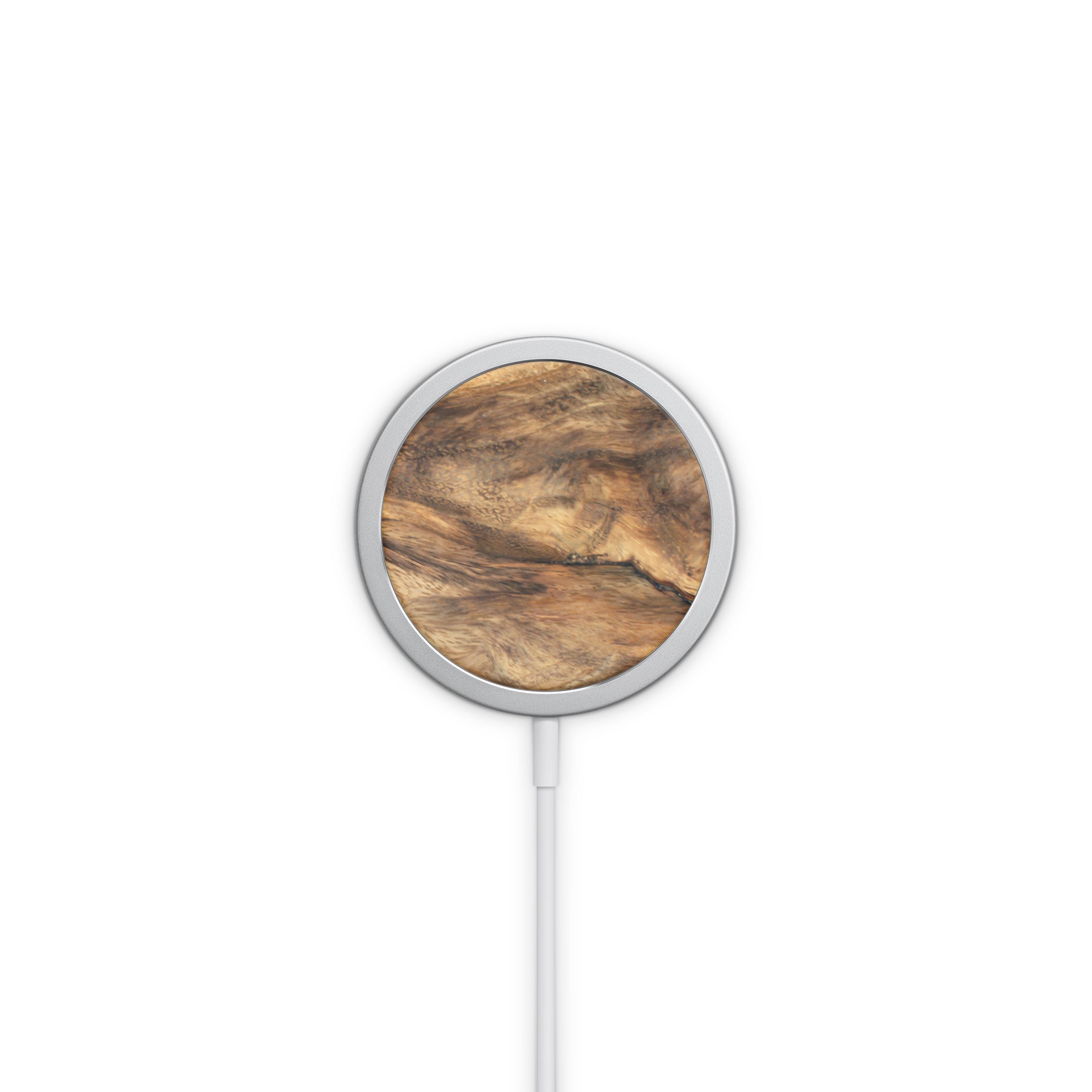 MagSafe Decal in Wood