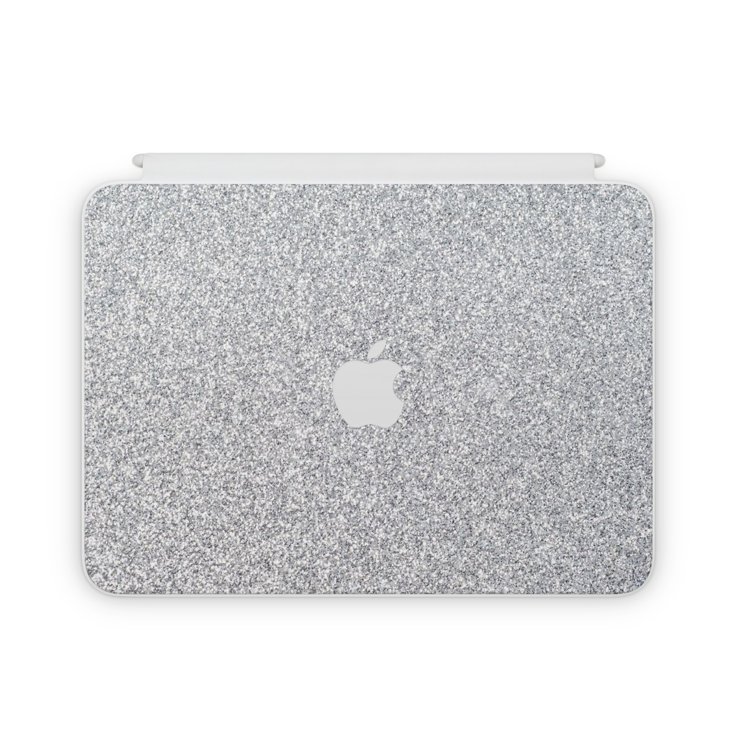 Blanc Glitter Magic Keyboard Folio Skin