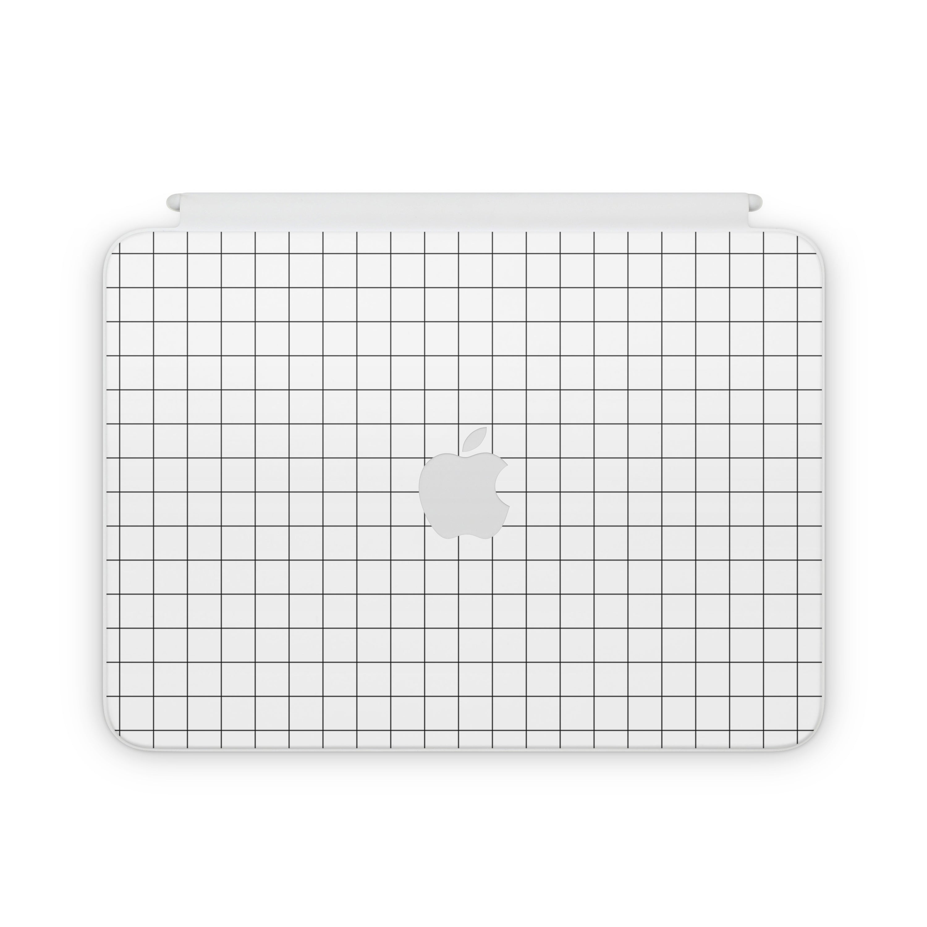 White Grid Magic Keyboard Folio Skin