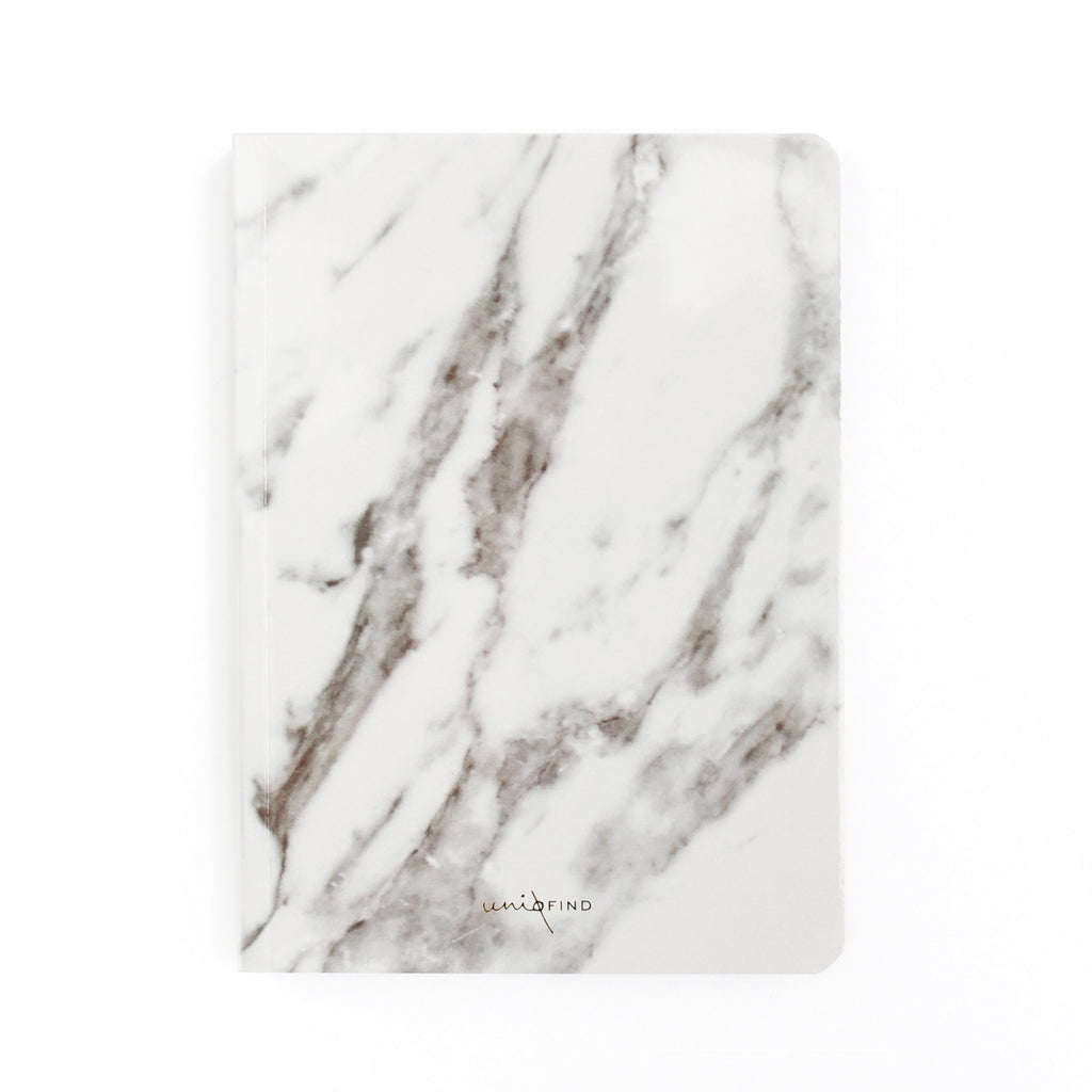 White Marble Notebook