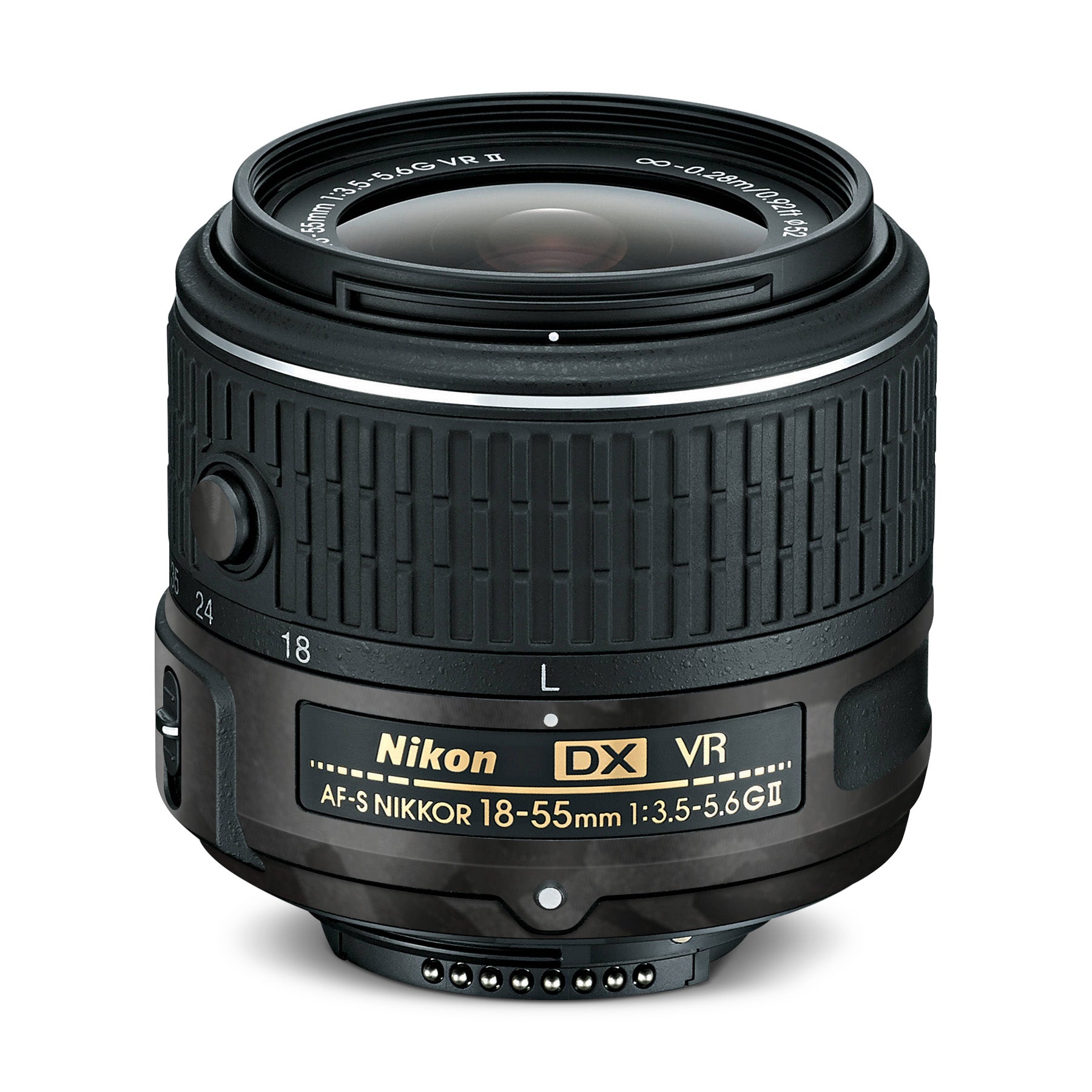 Nikon Skin AF-S NIKKOR 18-55mm Black Camo
