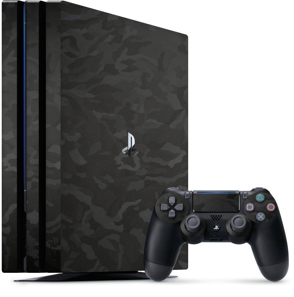 Black Camo Playstation 4 Pro Skin