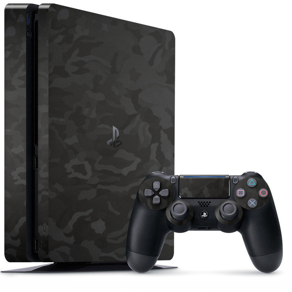 Black Camo Playstation 4 Slim Skin