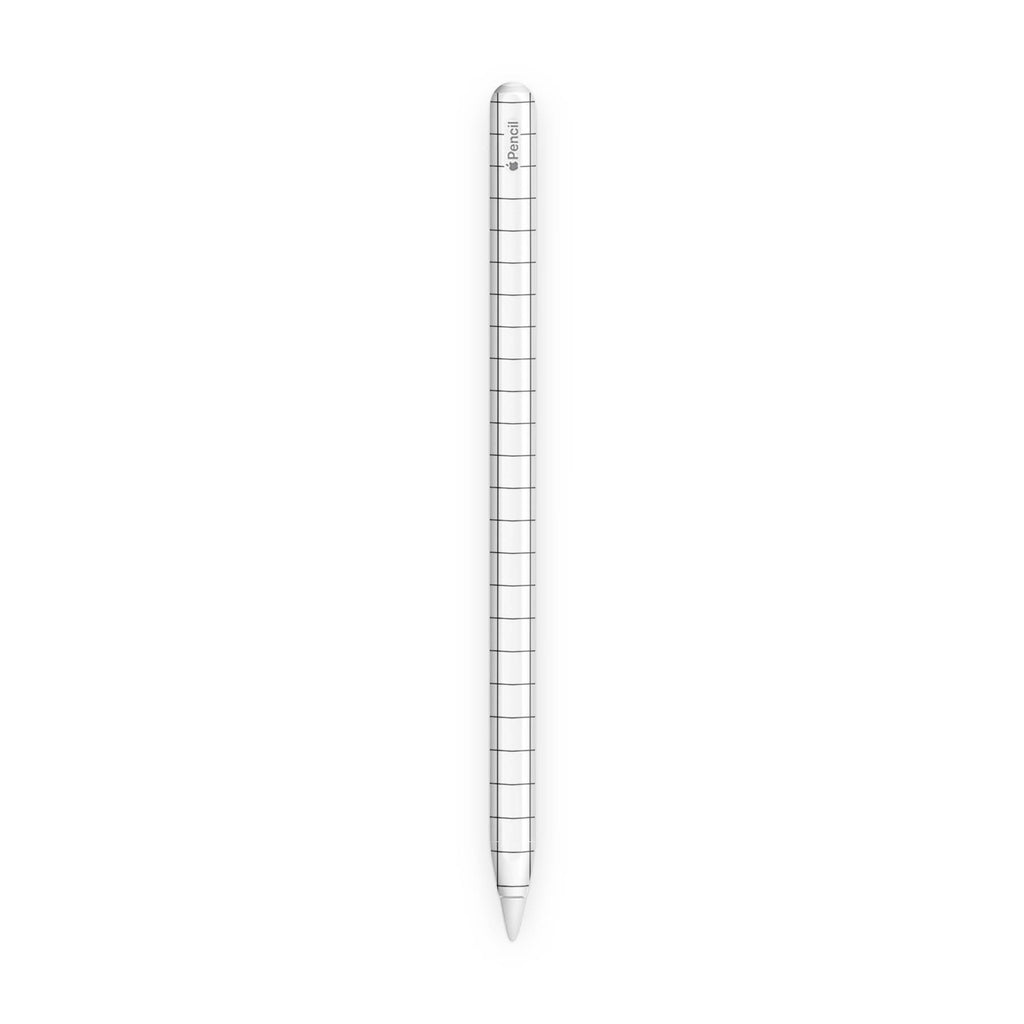 White Grid Line Apple Pencil Skin