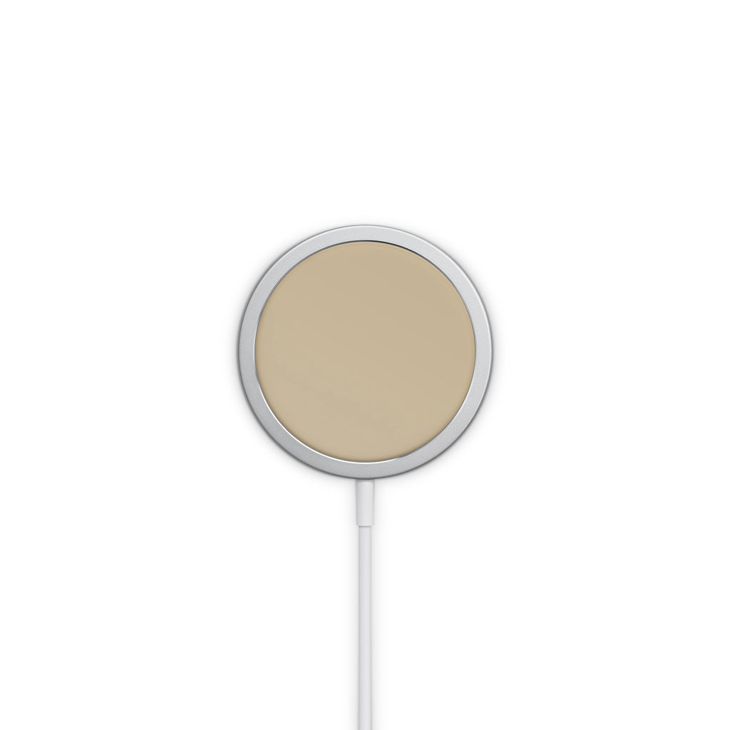 biscuit beige magsafe charger skin