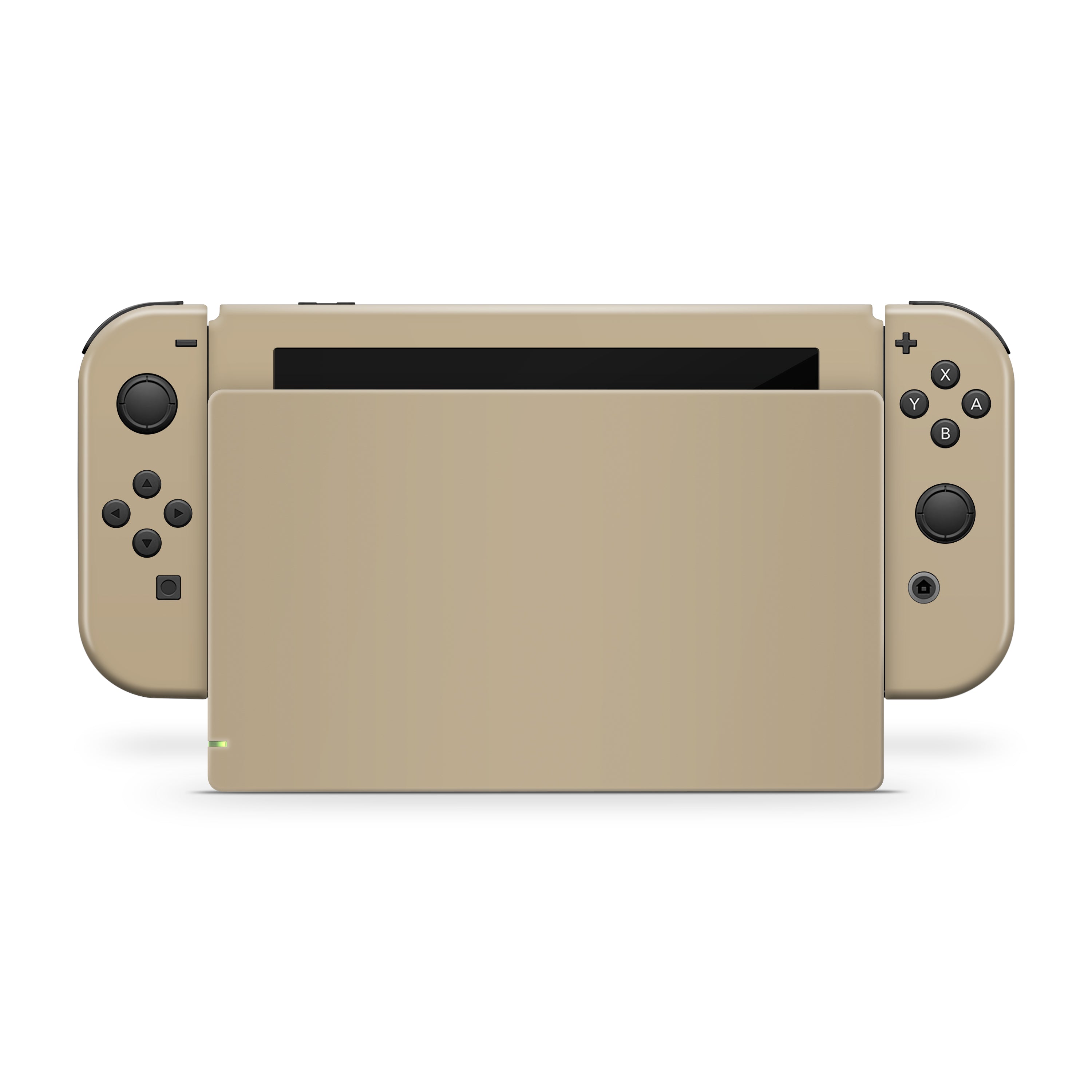 biscuit beige nintendo switch console and dock