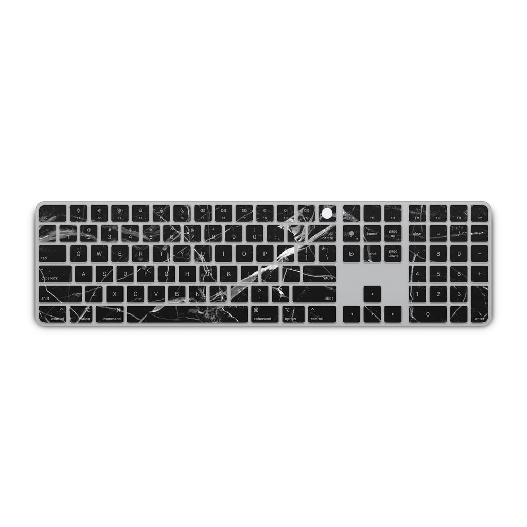 Black Hyper Marble Magic Keyboard Skin