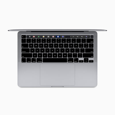 Housse de clavier noire pour MacBook