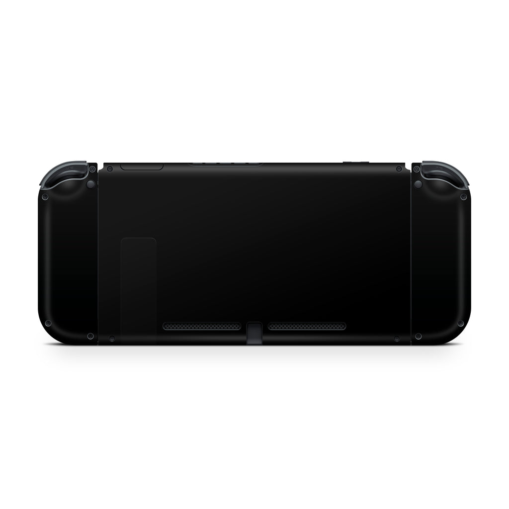 black nintendo switch back console