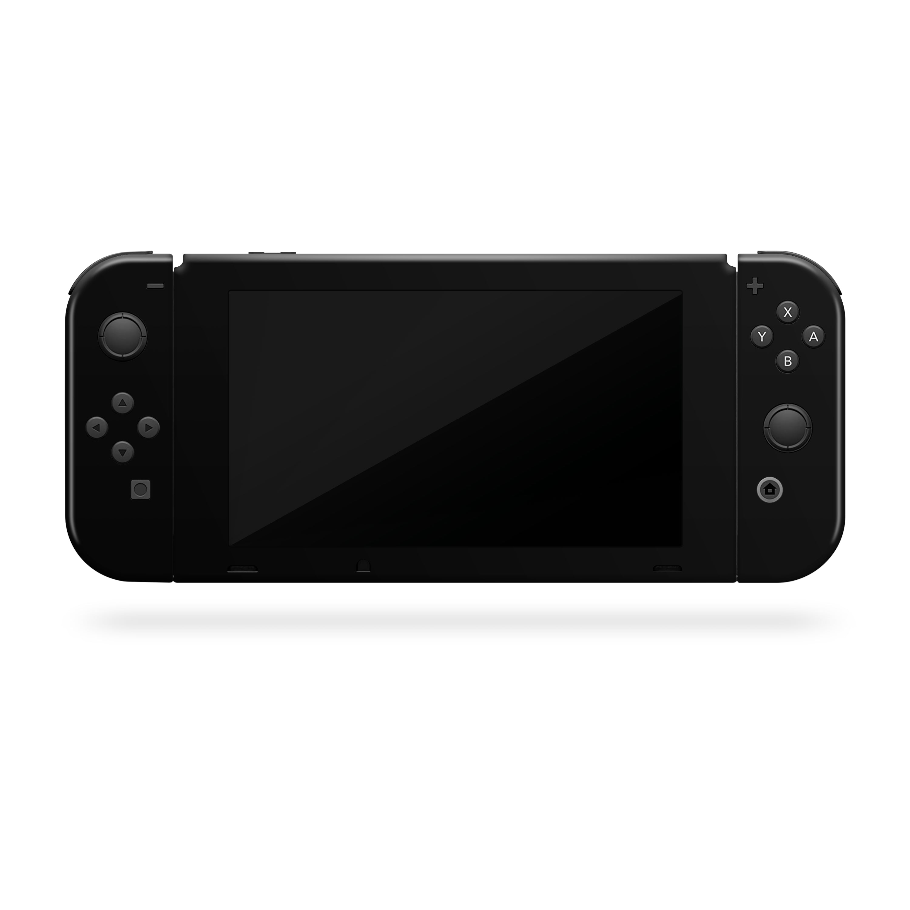 black nintendo switch front console