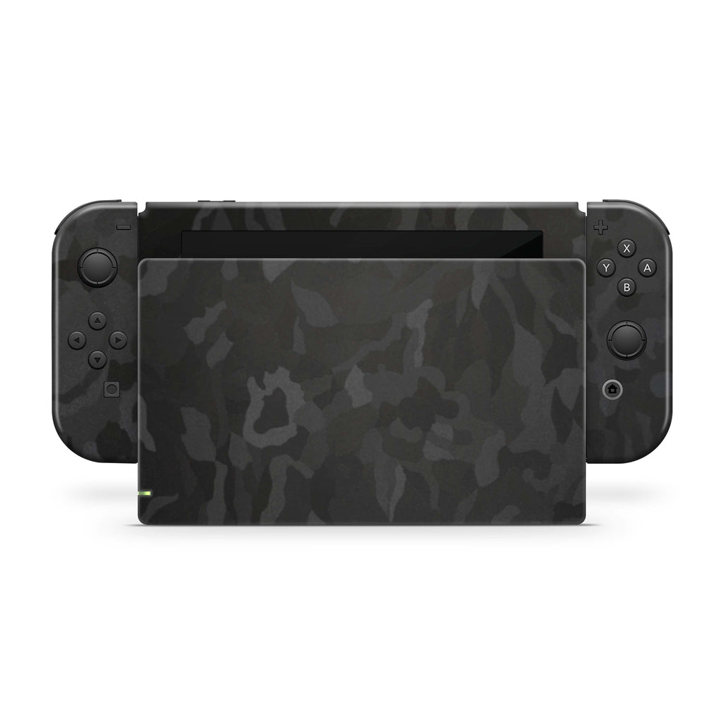 Black Camo Nintendo Switch Skin