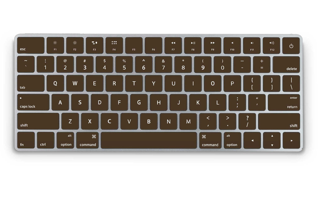 chocolate brown magic keyboard skin