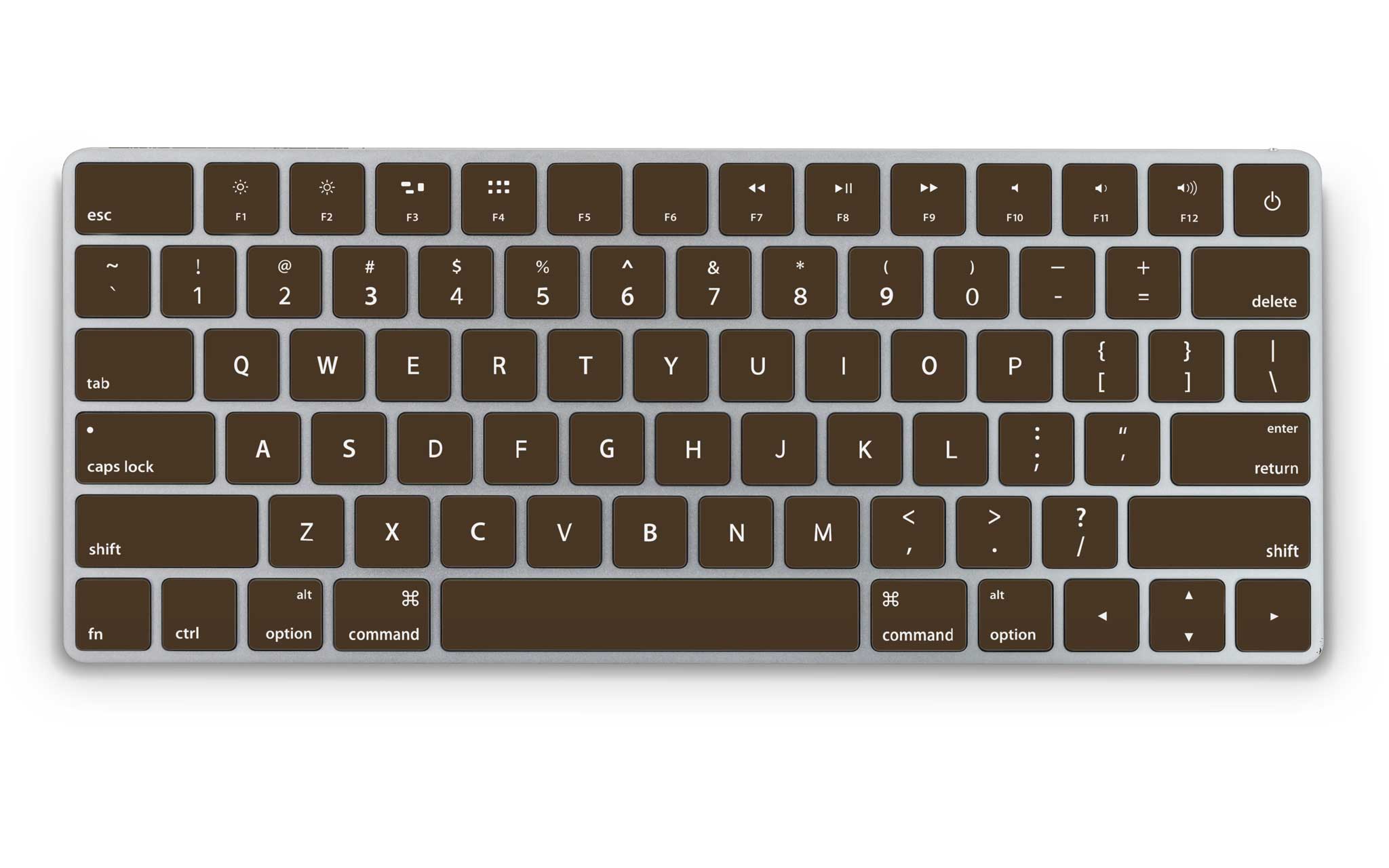 chocolate brown magic keyboard skin