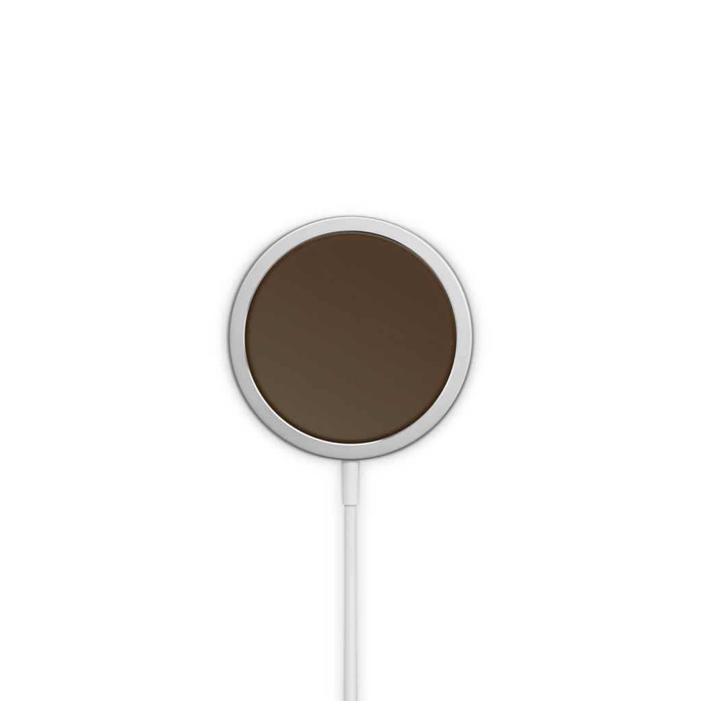 chocolate brown magsafe charger skin