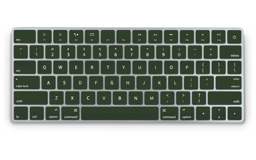 forest green magic keyboard skin