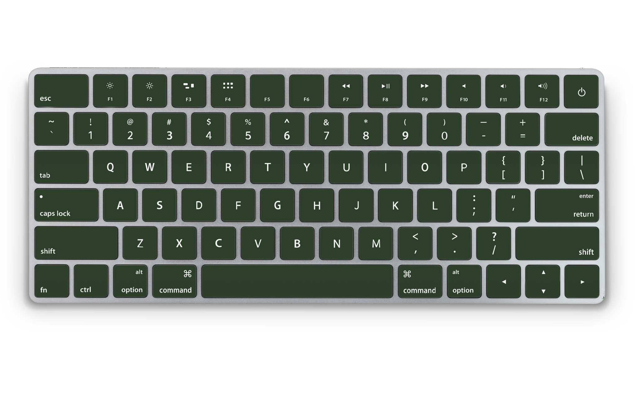 forest green magic keyboard skin